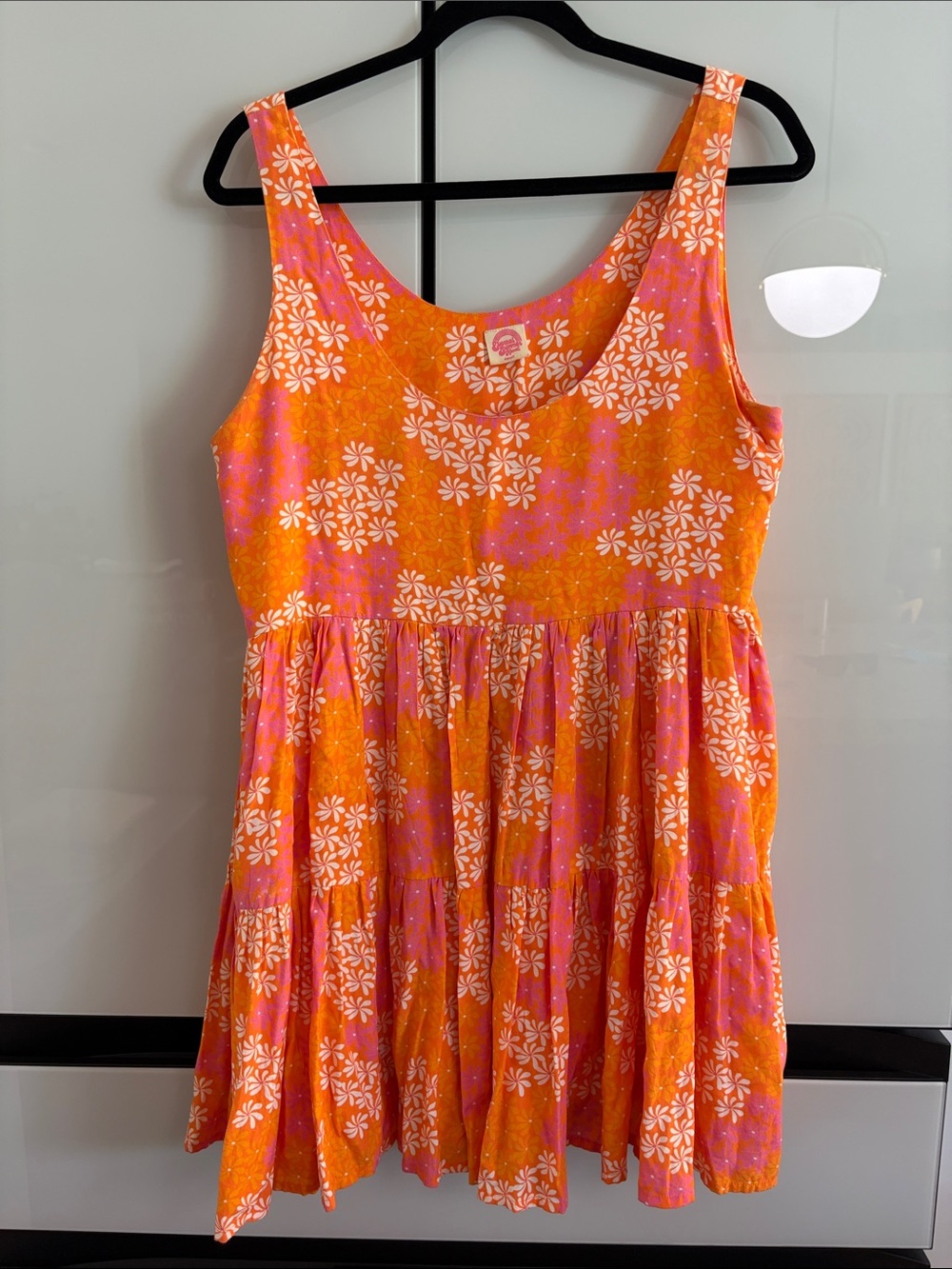 Eternal Summer Hawaii Orange Floral Isabella Sundress